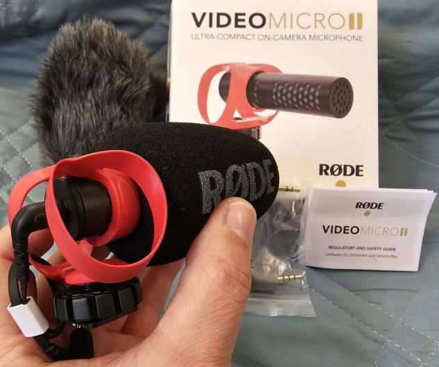 RODE VideoMicro GO II microfono direzionale leggero adatto per mirrorless