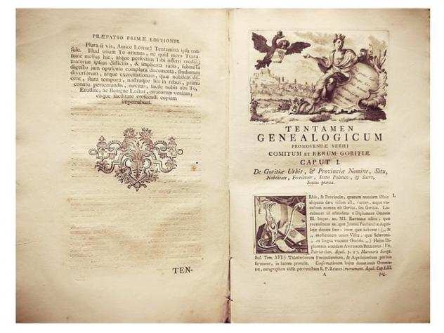 Rodolfo Coronini Cronberg - Tentamen Genealogico-Chronologicum promovendae serie Comitum et Rerum Goritiae. - 1759