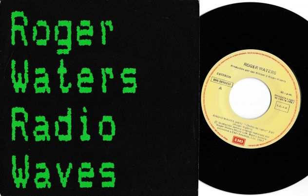 ROGER WATERS (Pink Floyd) Radio Waves - 7  45 giri 1987 EMI