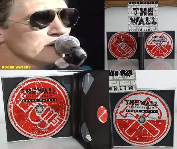 ROGER WATERS THE WALL LIVE IN BERLIN, Pink Floyd, 2CD, 1990.
