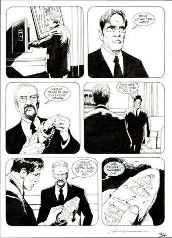 Roi, Corrado - 2 Original page - Dylan Dog Speciale 25 - quotLa piramide capovoltaquot - 2012