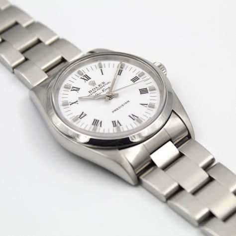 Rolex Air King 14000 34mm Anni 90 Oyster Quadrante Bianco FULL