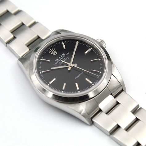 Rolex Air King 14000 Black Dial 34mm Anni 2000 Bracciale Oyster