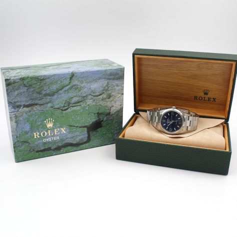 Rolex Air King Quadrante Blu Ref.14000 Cassa Acciaio 34mm Bracciale Oyster