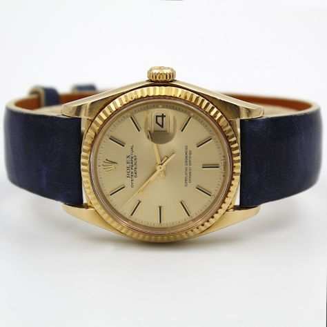 Rolex Datejust 1601 GOLD Anni 70 Cassa 36mm Box Originale