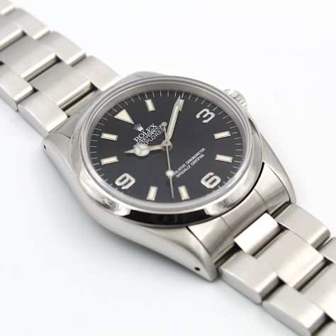 Rolex Explorer 14270 Quadrante Nero Acciaio FULL SET Anno 1992