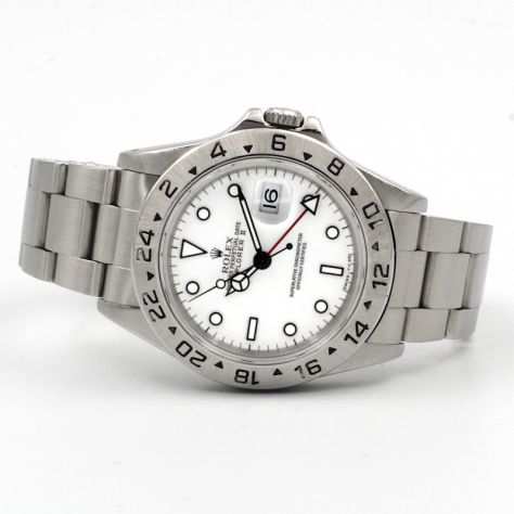 Rolex Explorer II 16570 Quadrante Bianco FULL SET Anni 90 Oyster