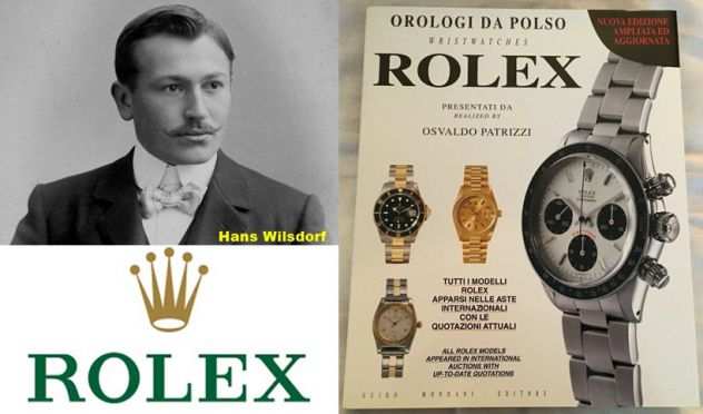 ROLEX, OROLOGI DA POLSO, OSVALDO PATRIZZI, GUIDO MONDANI EDITORE 1993.