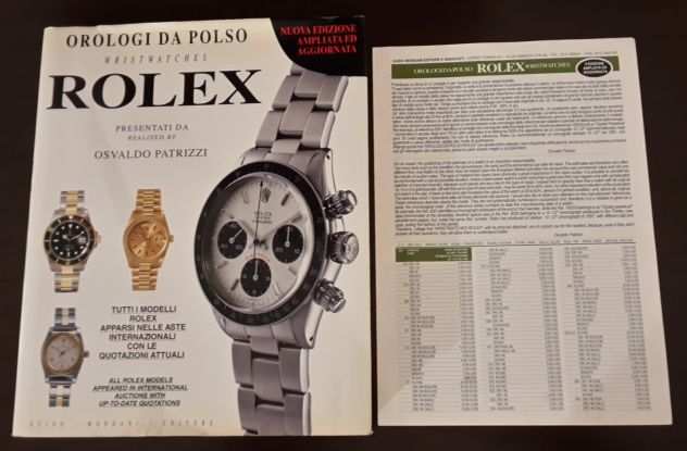 ROLEX, OROLOGI DA POLSO, OSVALDO PATRIZZI, GUIDO MONDANI EDITORE 1993.