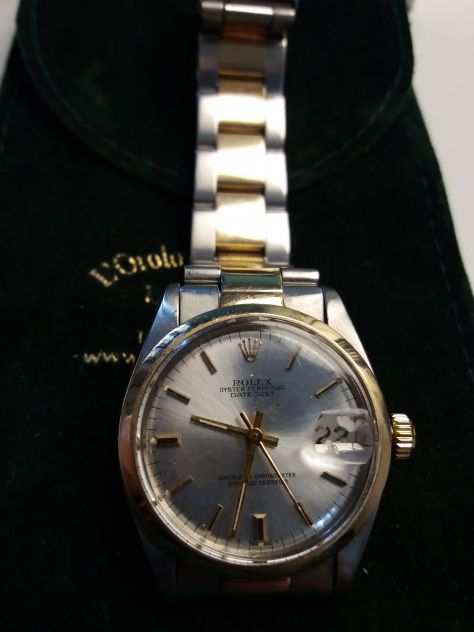 ROLEX OYSTER DATEJUST REVISIONATO DALLA ROLEX IN GARANZIA