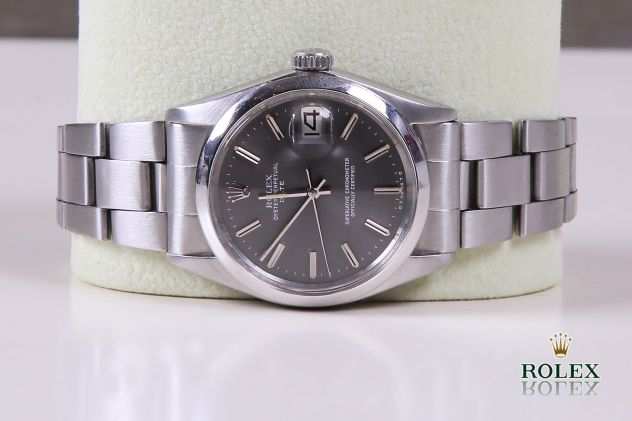 Rolex Oyster Perpetual Date ref 1500 Gray Dial 1972 ORIGINALE 35mm