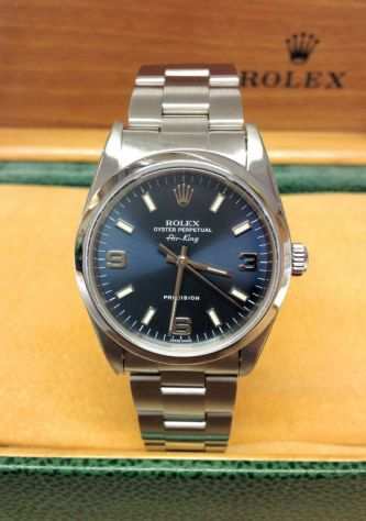 Rolex replica Air King 14000M Blue Dial 34mm orologio replica