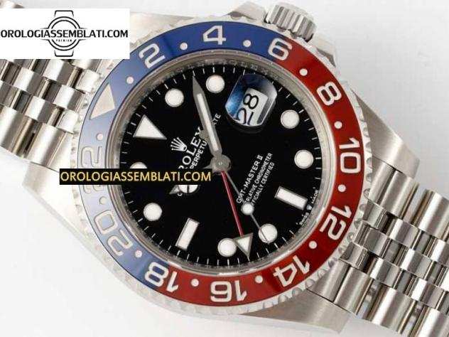 Rolex Replica GMT-MASTER II 126710 BLUROSSO CERAMICA 904L 11 MIGLIOR EDIZIONE SUL BRACCIALE JUBILEE SH3285