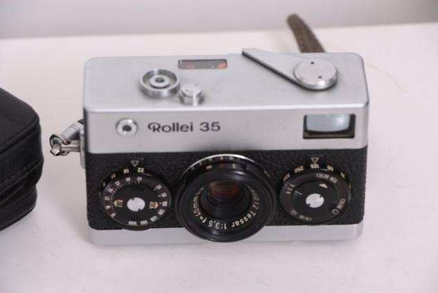 Rollei 35 con Tessar 3,540mm - Made in Germany  Fotocamera compatta analogica