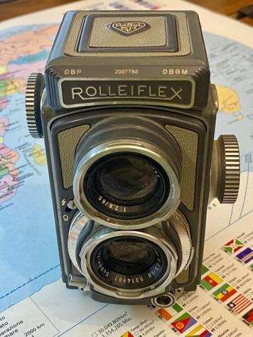 Rollei Rolleiflex 4x4 K5 quotBaby Grayquot Fotocamera reflex biottica (TLR)