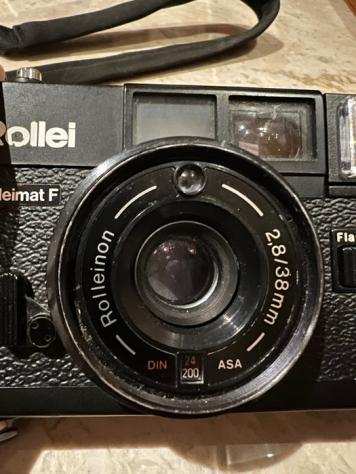 Rollei Rolleimat F with case and cap  Fotocamera analogica