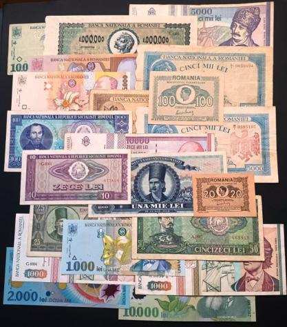 Romania. - 21 banknotes - various dates