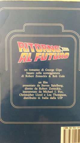 Romanzo Ritorno al Futuro 1985 Longanesi prima ediz.
