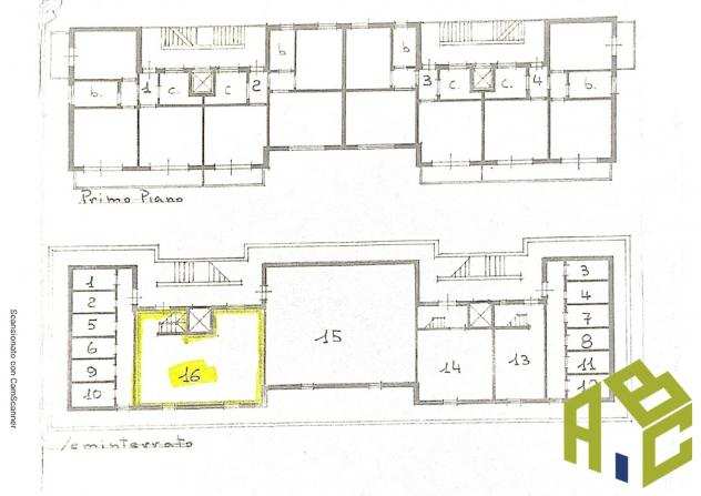 Rosignano Solvay - Zona residenziale. Rif. R1465 In posizione di passo, con possibilitagrave di parcheggio, fondo commerciale con doppia vetrina, bagno e c