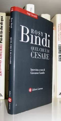 Rosy Bindi - Quel che egrave di Cesare