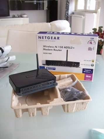 Router Modem Wi Fi Netgear DGN1000 Wireless-N 150