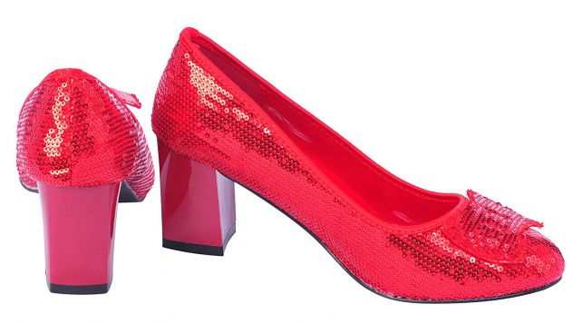Rubie s Dorothy Paillettes Scarpe rosse il Mago di Oz taglia M numero 39-40