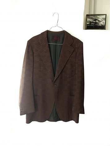 Ruffino Milano Giacca sartoriale, marrone, vintage 70 M