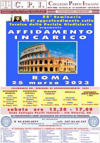 SABATO 25 MARZO 2023 DALLE ORE 1230 ALLE 1700 55deg Seminario AFFIDAMENTO INCAR