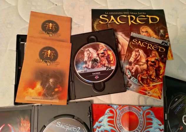 Sacred I - II- expansion pack - usati - giochi PC