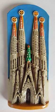 Sagrada Familia in terracotta dipinta a mano e cotta a 930degC Marquez S.A.