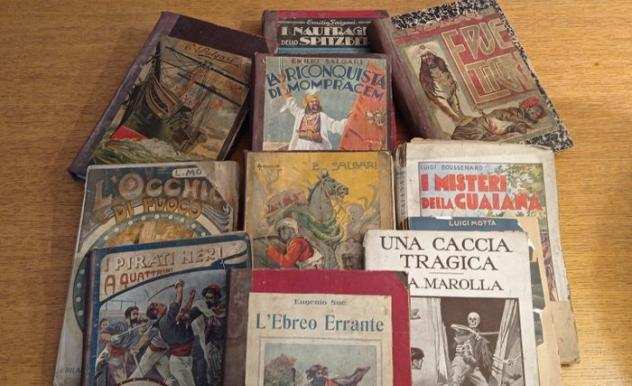 Salgari e Altri - Lotto libri di avventure - Salgari e Altri - 1921