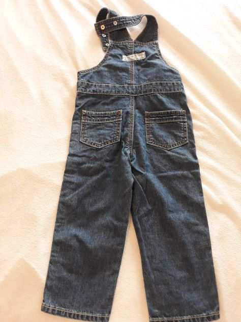 Salopette in jeans taglia 18-24 mesi