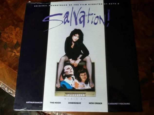 SALVATION lp Original motion picture soundtrack 1988 Cellophanato