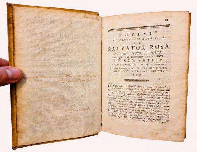 Salvator Rosa  Salvini - Satire - 1770