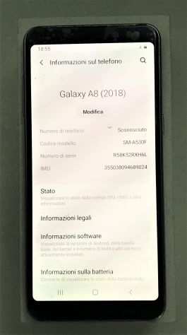 Samsung A8 Grigio