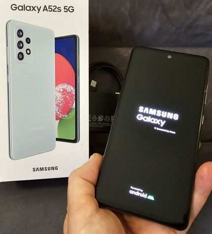 Samsung Galaxy A52S 5G colore mint dualsim, memoria ram 6Gb e 128Gb di memoria