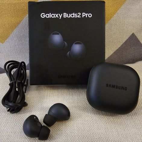 Samsung Galaxy Buds2 Pro Cuffie Bluetooth True Wireless colore nere