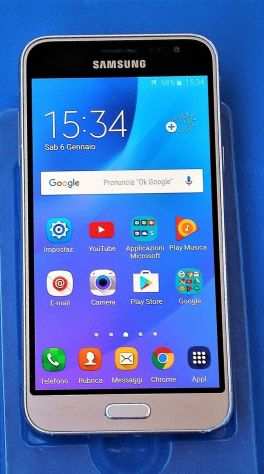 Samsung Galaxy J3- Quad Core- 4G LTE-Gold-Leggere bene.