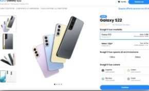 Samsung Galaxy S22 in palio