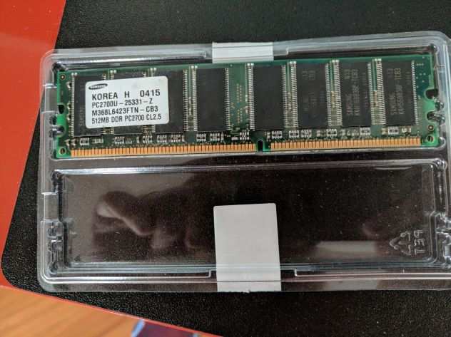 SAMSUNG Ram 512, MB 333MHz, PC2700, DDR, DIMM