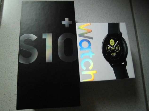 Samsung s10 PLUS DUOS 5G nuovo garanzia watch active2 nuovo