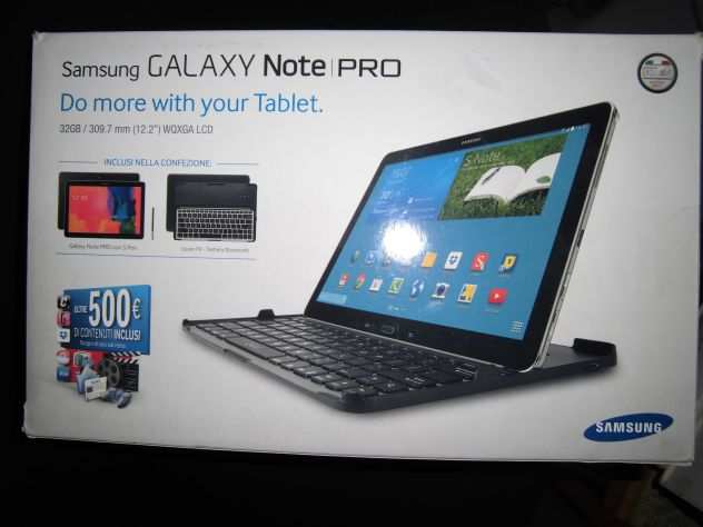 Samsung tab note PRO 12.2 slot sim 4g nuovo garanziatastiera