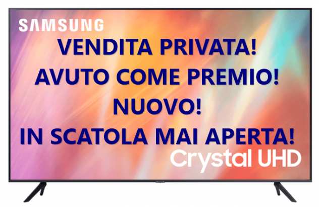 SAMSUNG UE43AU7170UXZT TV LED, 43 pollici, UHD 4K - MAI APERTA LA SCATOLA