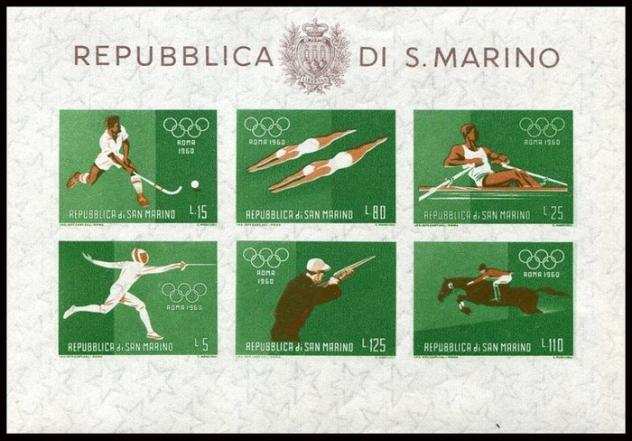 San Marino 19602015 - Collezione di 55 foglietti e 6 Libretti del periodo MNH tutti mai ripetuti