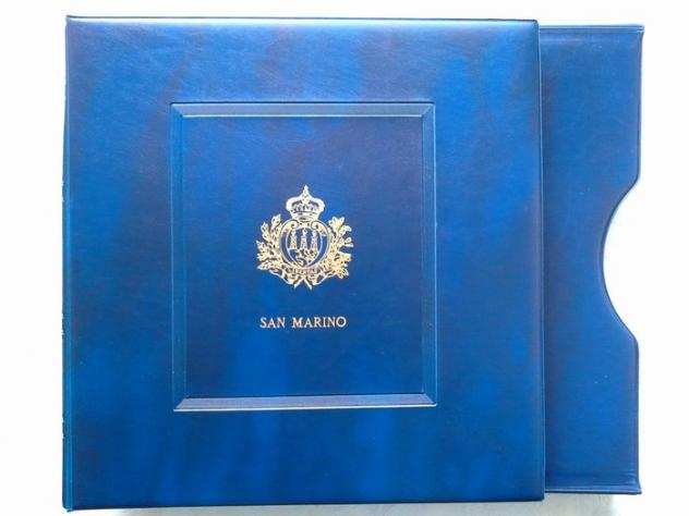 San Marino 19932004 - Album Marini con custodia come nuovo con taschine perfetto per francobolli del periodo