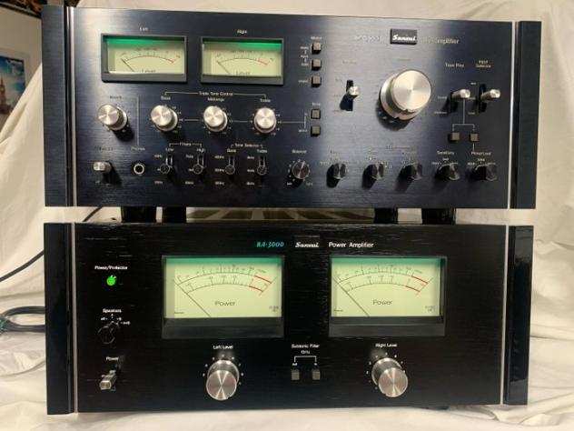 Sansui - CA-3000 Preamplifier, BA-3000 Power amplifier - Set stereo