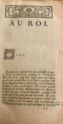 SantAgostino - Les Confessions De S.Augustin Legatura alle Armi Di Francesco Ideg E Di Vitry - 1760