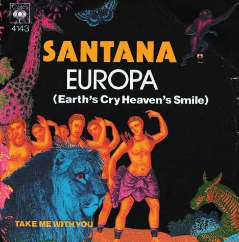 SANTANA - Europa - Take Me With You - 7  45 giri 1976 CBS