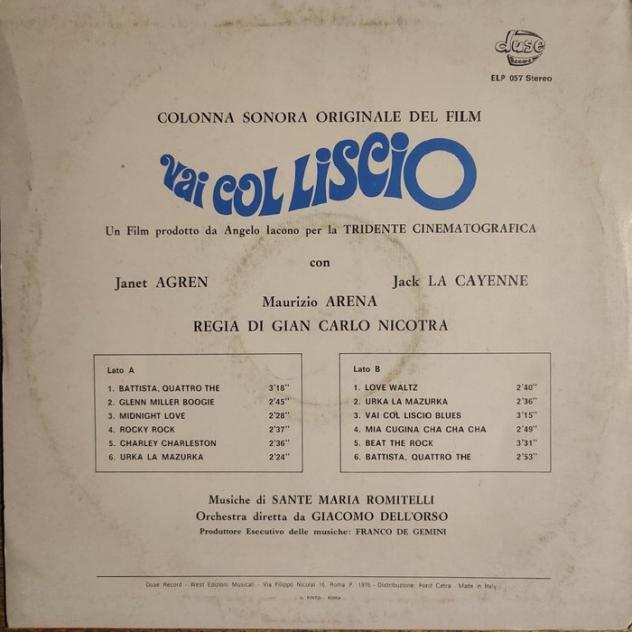 Sante Maria Romitelli, Giancarlo Chiaramello - Vai Col Liscio - 1St And Only Pressing - Very Very Rare - Unobtainable  Popoperaconcert - 1St - LP - P