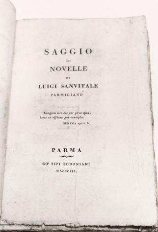 Sanvitale - Saggio di Novelle - 1803